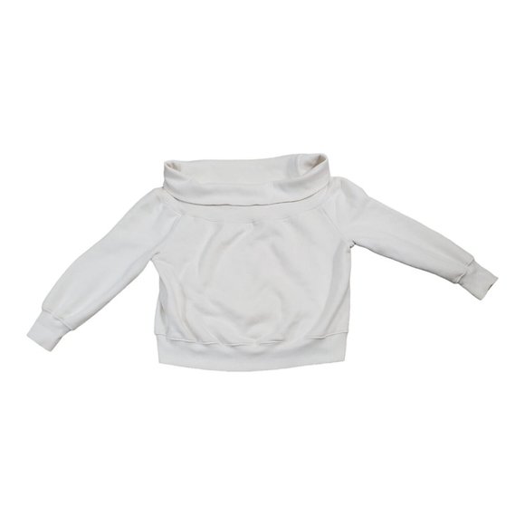 Good American Cold Shoulder Sweatshirt‎ Off White Size 3 - Picture 1 of 8